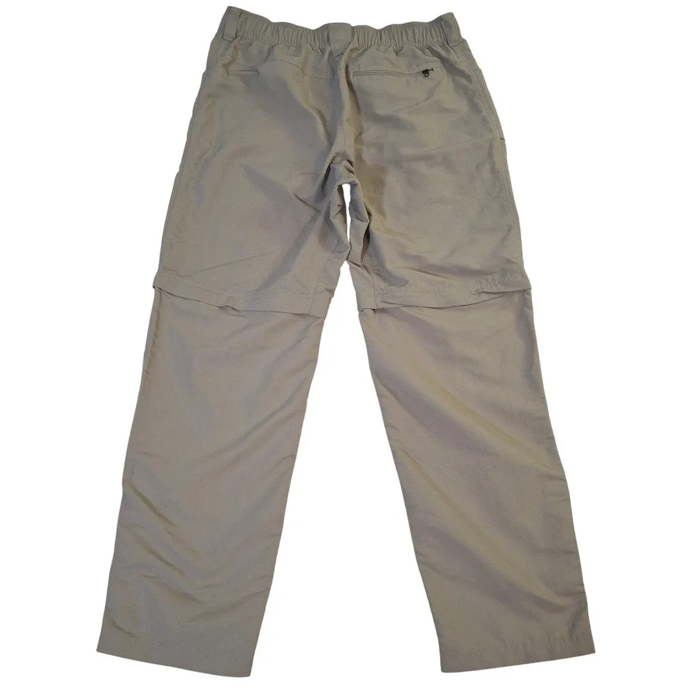 The North Face Paramount Trail Convertible Pants Men's Large Tan Belted NF0A2WLA